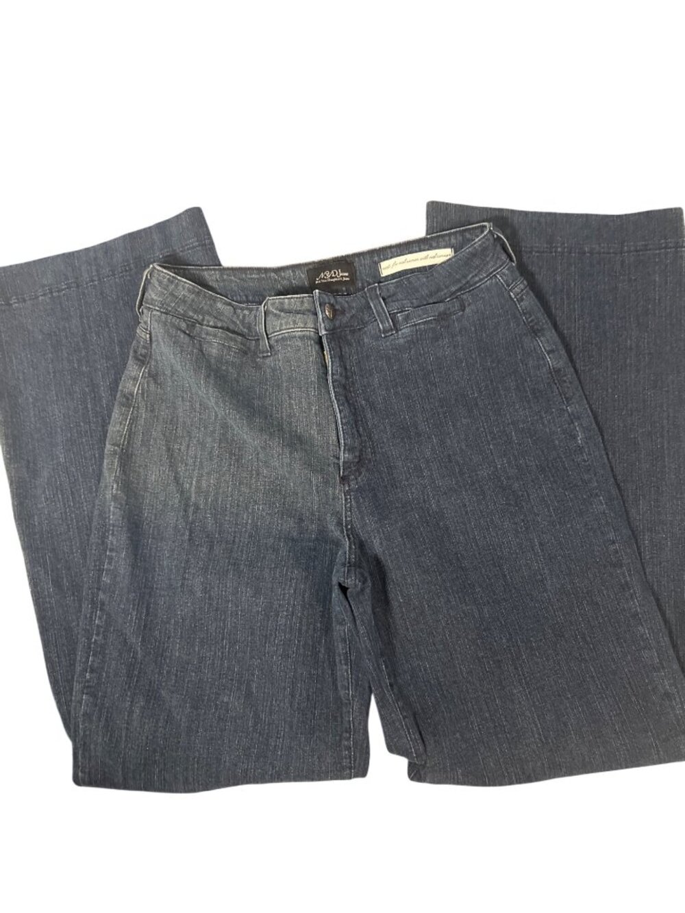 NYDJ Lift Tuck High Rise Straight Leg Jeans Size 14 Style 1903 - Picture 2 of 6